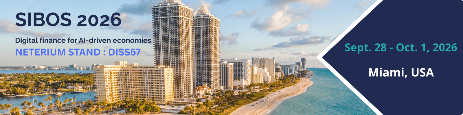 ​Neterium at SIBOS 2026 - Miami, USA