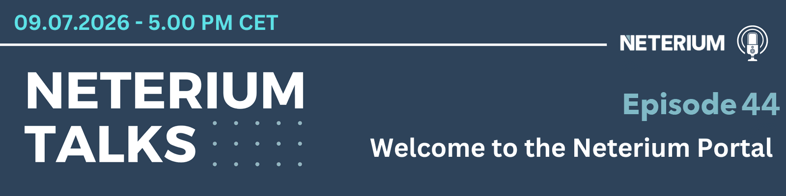 Episode 44 - Neterium Talks - Welcome to the Neterium Portal