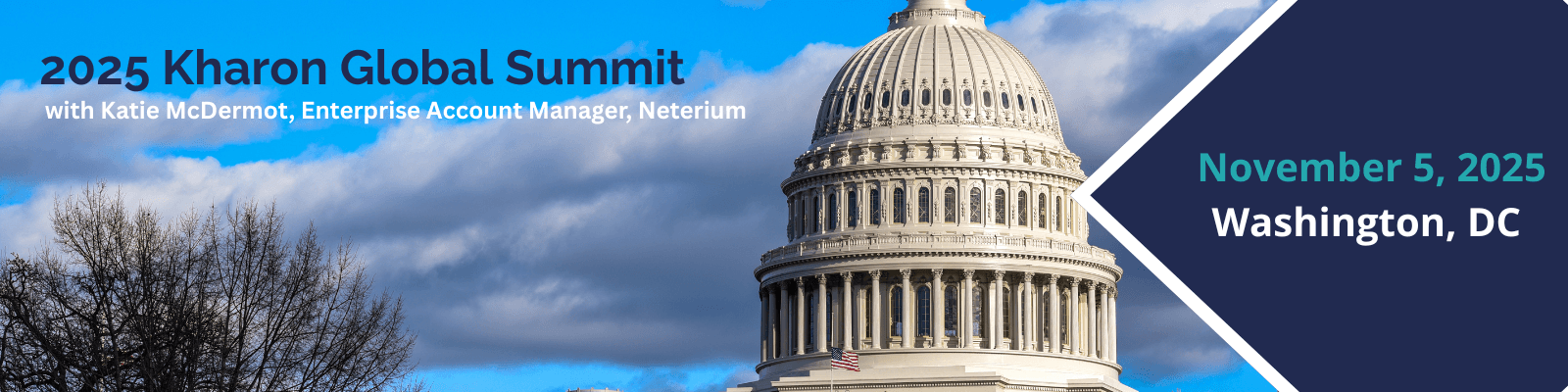 Neterium attending the 2025 Kharon Global Summit in Washington, DC 